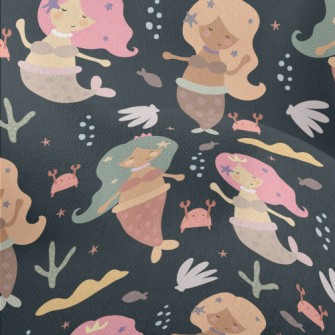 Retro Mermaid Lightweight Performance Linen