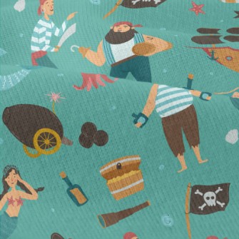 Pirate Ship Captain Mermaid Modern Jersey