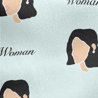 Pearl Earrings Woman Jersey Backed Fleece