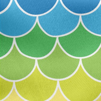 Colorful Rainbow Geometry Jersey Backed Fleece