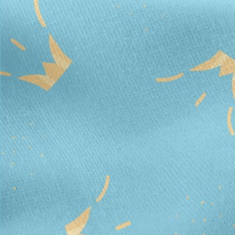 Simple Shining Crown Jersey Backed Fleece