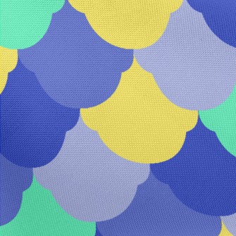 Geometrically Arranged Scales Pongee