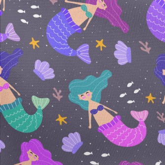 Beautiful Mermaid Princess Pongee