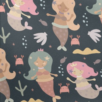 Retro Mermaid Pongee