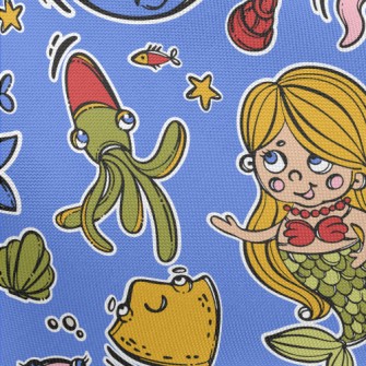 Q Version Mermaid Creature Pongee