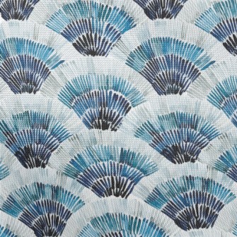 Watercolor Radial Lines Pongee