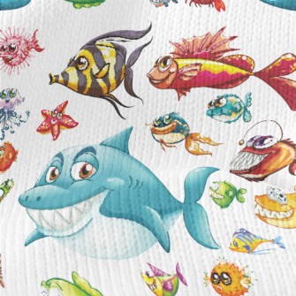 King Shark In The Sea Stretch Jersey