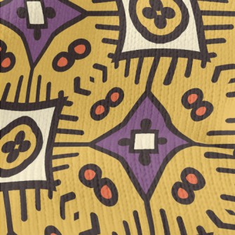 Cartoon Style Geometric Figure Stretch Jersey