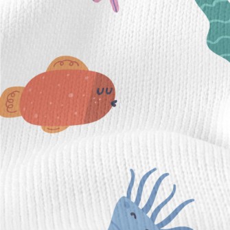 Fun Cartoon Fish Stretch Jersey