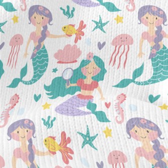 Love Beautiful Mermaid Stretch Jersey