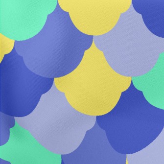 Geometrically Arranged Scales Lightweight Cotton Poplin