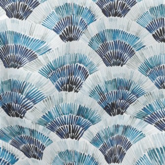 Watercolor Radial Lines Lightweight Cotton Poplin
