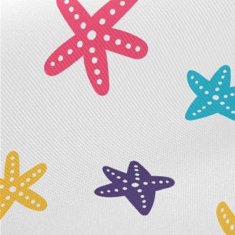 Big And Small Starfish Midweight Cotton Poplin