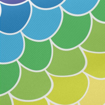 Colorful Rainbow Geometry Midweight Cotton Poplin