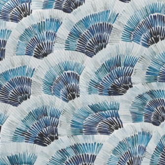 Watercolor Radial Lines Midweight Cotton Poplin