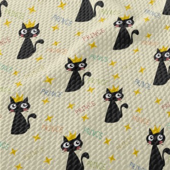 Black Cat Prince Birdseye Piqué