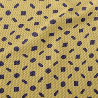 Geometric Diamond Pattern Birdseye Piqué