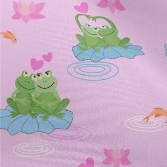 Two Frogs In Love Chiffon