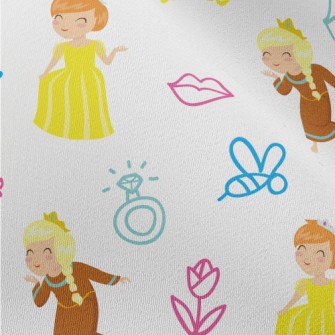 Short Hair Princess And Long H Chiffon