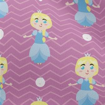 Blonde Blue-eyed Princess Chiffon