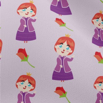 Elegant Red-haired Princess Chiffon