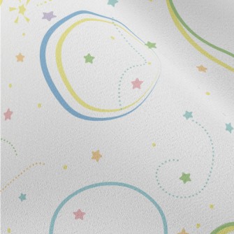 Playful Colorful Starry Sky Chiffon
