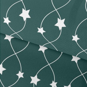 Cross Wavy Stars Waterproof Oxford