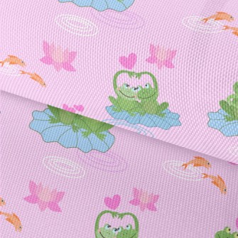 Two Frogs In Love Waterproof Oxford