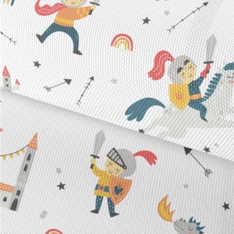 Brave Knight And Fire-breathin Waterproof Oxford
