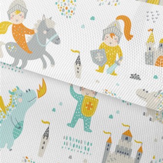 Fire-breathing Dragon And Cast Waterproof Oxford