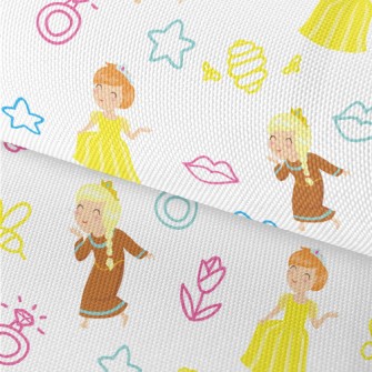 Short Hair Princess And Long H Waterproof Oxford