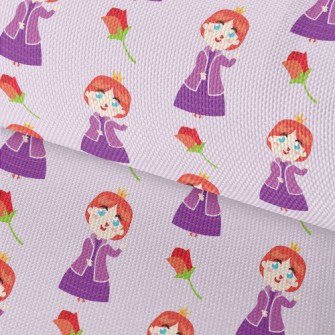 Elegant Red-haired Princess Waterproof Oxford