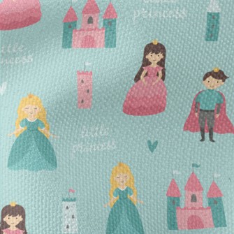 Prince And Princess Castle Waterproof Canvas