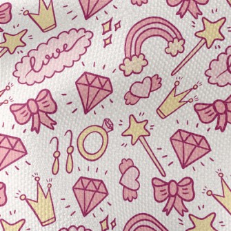 Pink Princess Decoration Waterproof Canvas