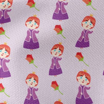 Elegant Red-haired Princess Waterproof Canvas