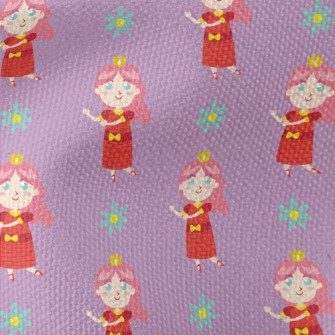 Beautiful Pink-haired Princess Waterproof Canvas