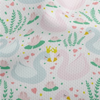 Swan Prince And Princess In Lo Athletic Mesh Flat Back