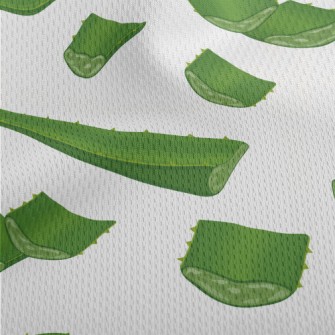 Green Reed Chopped Athletic Mesh Flat Back