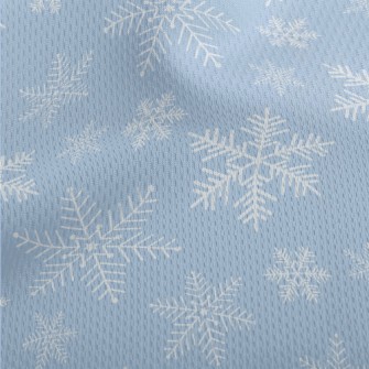 Snowflakes Are Falling Athletic Mesh Flat Back
