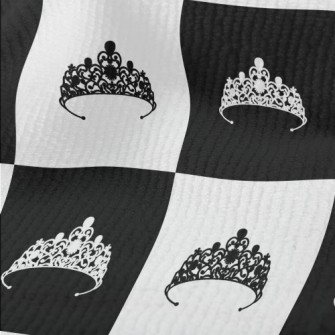 Black And White Plaid Princess Terry