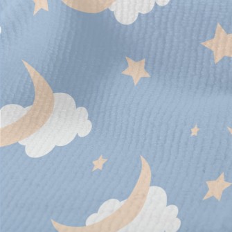 Light Blue Night Sky Terry