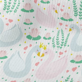 Swan Prince And Princess In Lo Terry