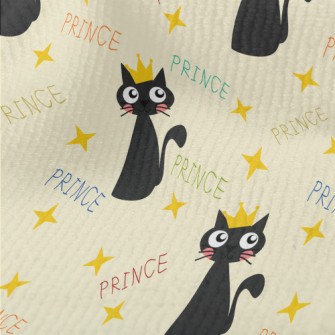 Black Cat Prince Terry