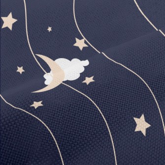 Wavy Night Sky Performance Linen
