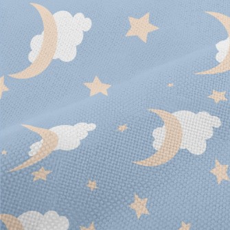 Light Blue Night Sky Performance Linen