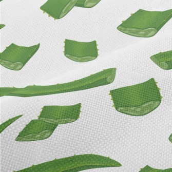 Green Reed Chopped Performance Linen