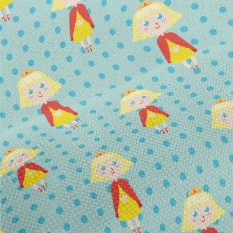 Princess Wearing A Cape Performance Linen