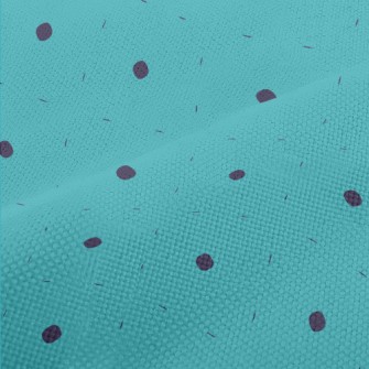 Blue Polka Dot Pattern Performance Linen