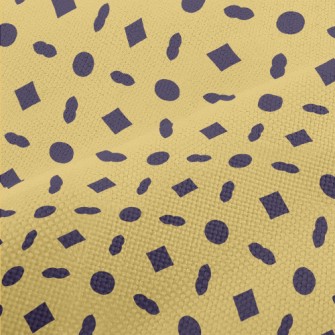 Geometric Diamond Pattern Performance Linen