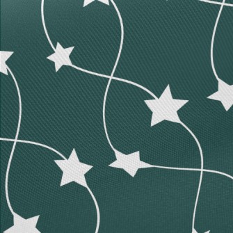 Cross Wavy Stars Twill